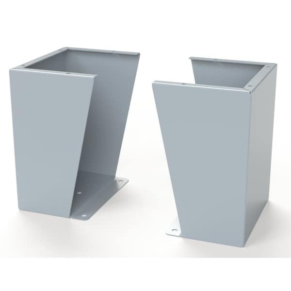 Floor Stand Kit, 15 in. H x 12 in. W x 9.12 in. L, Carbon Steel, 1 PR